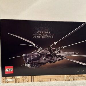LEGO Atreides Royal Ornithopter with Black and Gray Design